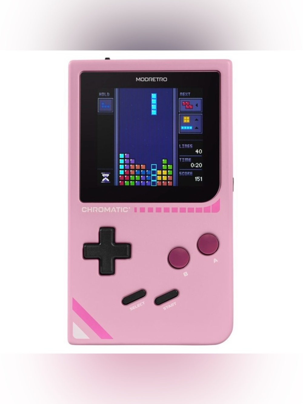 ModRetro Chromatic Handheld Console (Bubblegum Pink)